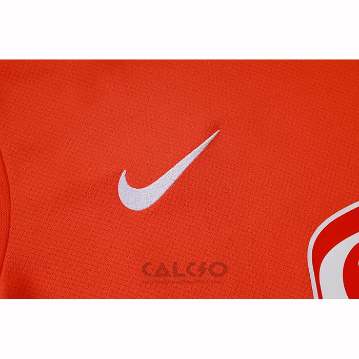 Tuta da Track Brasile Manica Corta 2025-2026 Arancione - Pantaloncini